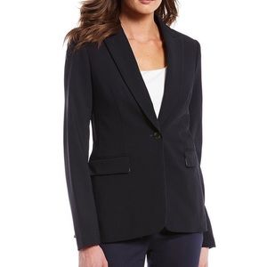 NWT Calvin Klein single-button navy blazer